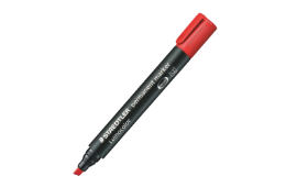 STAEDTLER Marker Chisel Point Red