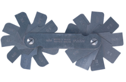 M&W GAUGES Traditional Radius Gauges -
Metric 0.75-5mm (Sleeve)